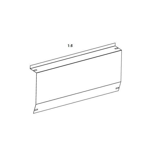 Wiatrownica L1800 (1800x304x0,5)