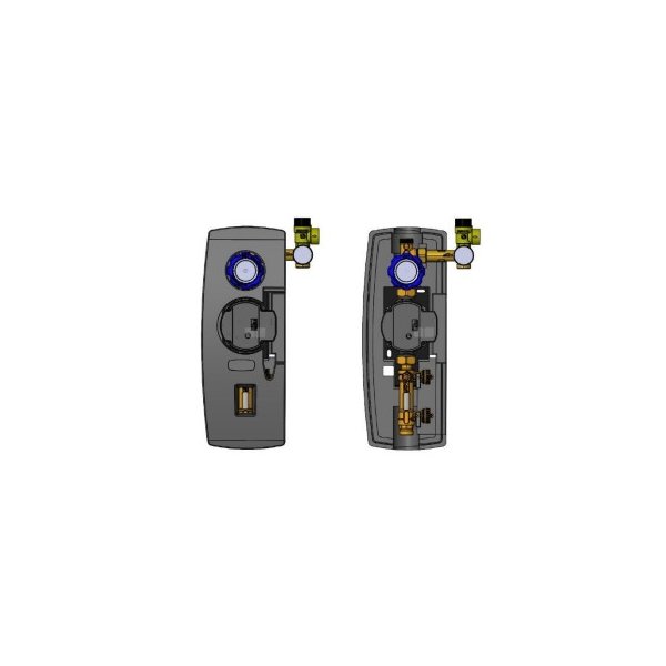 Solarna jednodrogowa grupa pompowa Viteco 1D/2-14L (z pompą elektroniczną Wita OEM4 15-60 PWM2, z rotametrem 2-14 l/min)