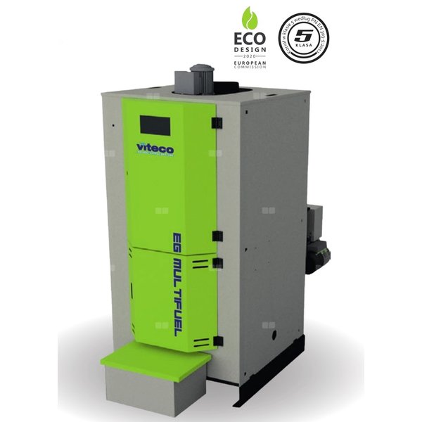 Kocioł na pellet VITECO HEAT EG MULTIFUEL 150 kW z przyłączem c.o.