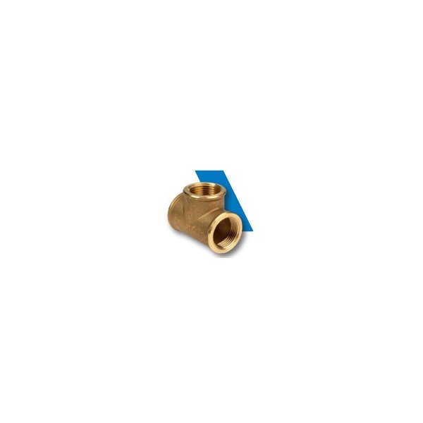 Trójnik gw / gw, z mosiądzu PN 6 /10 /16 MICROFLEX TEE BRASS 1''1/4 FFF