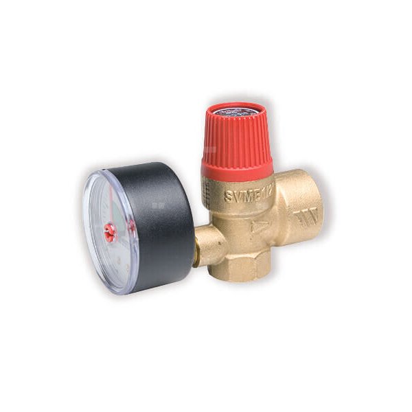 Zawór bezpieczńeństwa z manometrem SVM/E-OM30.1/2'' VALV. SIC. 3,0 BAR