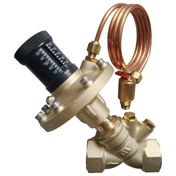 Regulator różnicy ciśnień, wykonanie gwintowane W-DPBV-20T DN15-L BILANC. DINAMICA PRESSIONE COSTANTE 30-70KPA PN20