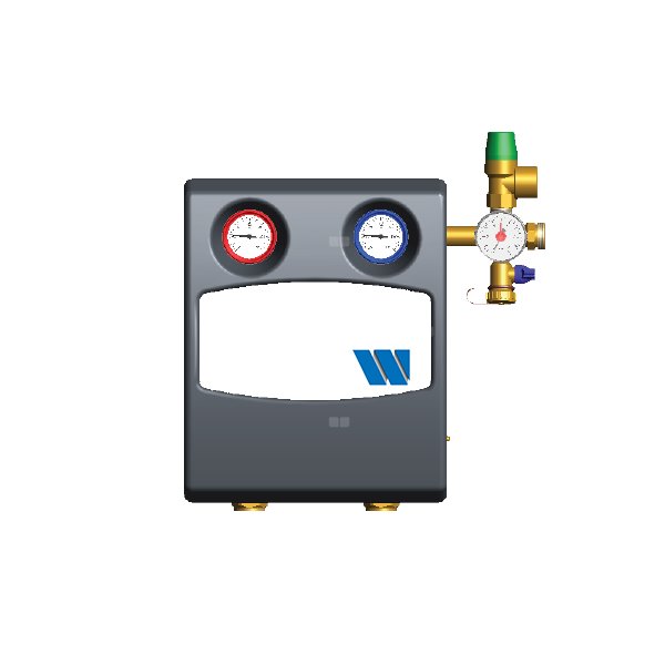 Grupa pompowa solarna z separatorem powietrza FBS 8180-E Wilo Para PWM/7 pompa 180mm