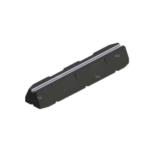 Rubber block 600X95X130 mm profile 20X15 akces