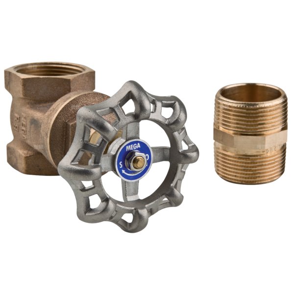 Zestaw zaworu odcinającego brąz, przył. 1 1/4&#039;&#039; dł.110mm szer.130mm Rp 1 1/4&#039;&#039; WILO