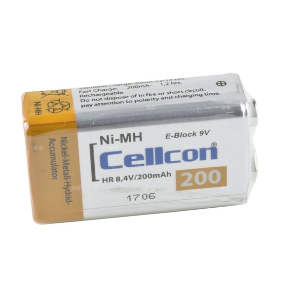 Akumulator NiMh, 9 V/200 mAh