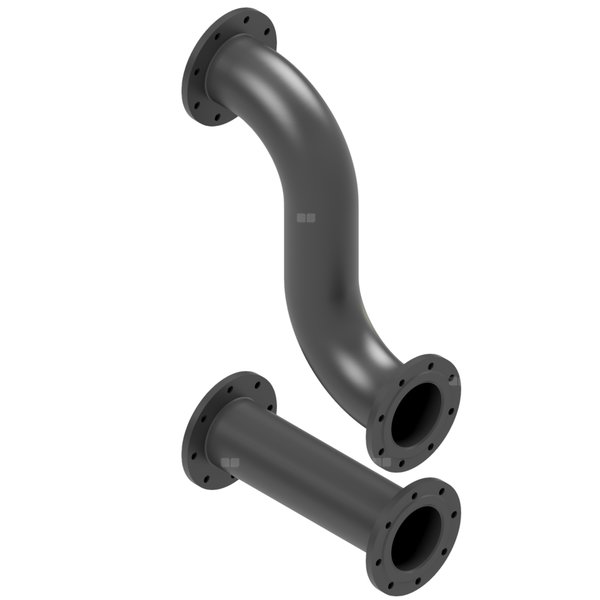 Komplet łączników DN150 do połączenia sprzęgła CPN 300 – DN 150 z rozdzielaczami DN150, bez izolacji